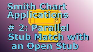 Smith Charts: Designing a Parallel Stub Match with an Open Stub (00h7)