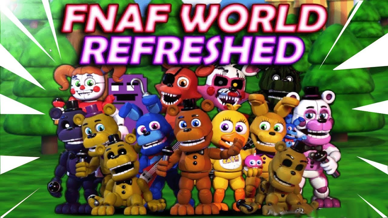 LO FNAF COCCOLOSO MA CHE TI FA UN CU* A PROFUSIONE! -Fnaf World Refreshed