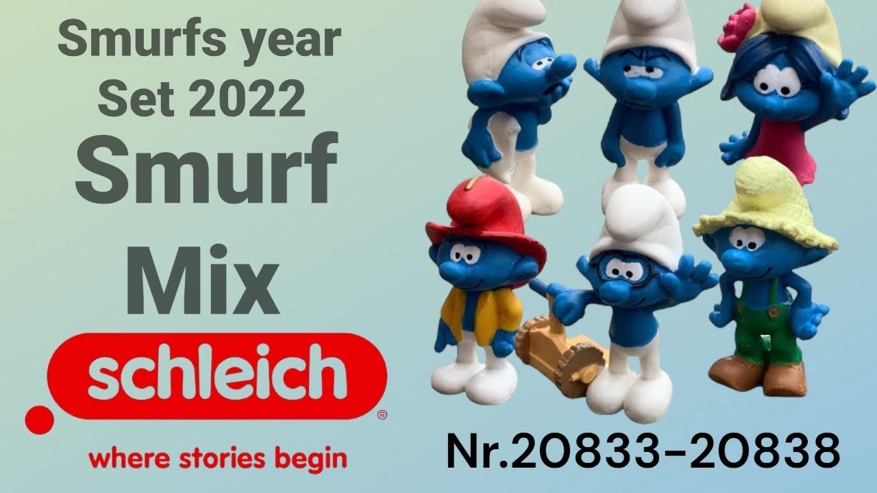 Schleich Smurf 2022 - Product video - 20833 - 20838