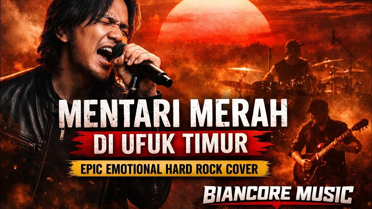 MENTARI MERAH DI UFUK TIMUR – SEARCH | Epic Emotional Hard Rock Cover | BianCore Music