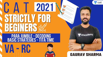 Strictly for Beginners - Para jumbles - Decoding Basic Strategies - TITA Time l Gaurav Sharma
