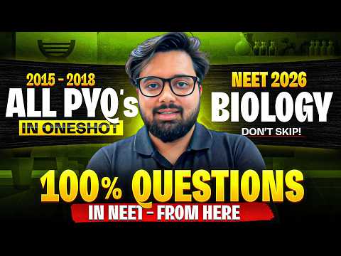 🚨 NEET 2026: 80% Questions Will Come From This | Biology PYQs (2015–2018)
