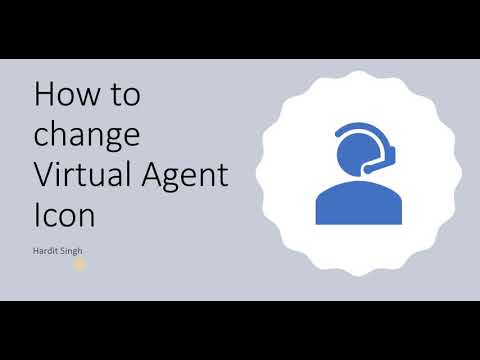 How to change the Virtual Agent Icon in the Service Portal widget in ServiceNow