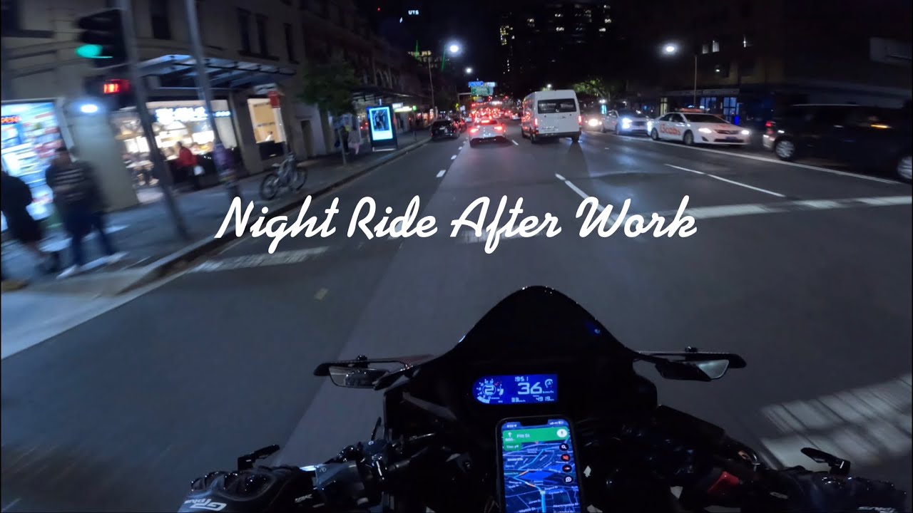 Night ride after work | Honda CBR650R