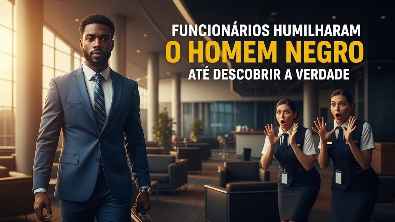 Funcionários HUMILHARAM Homem Negro no Aeroporto — Descobriram Quem Ele Era e Se ARREPENDERAM