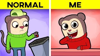 NORMAL PEOPLE VS ME: Relatable Meme Compilation