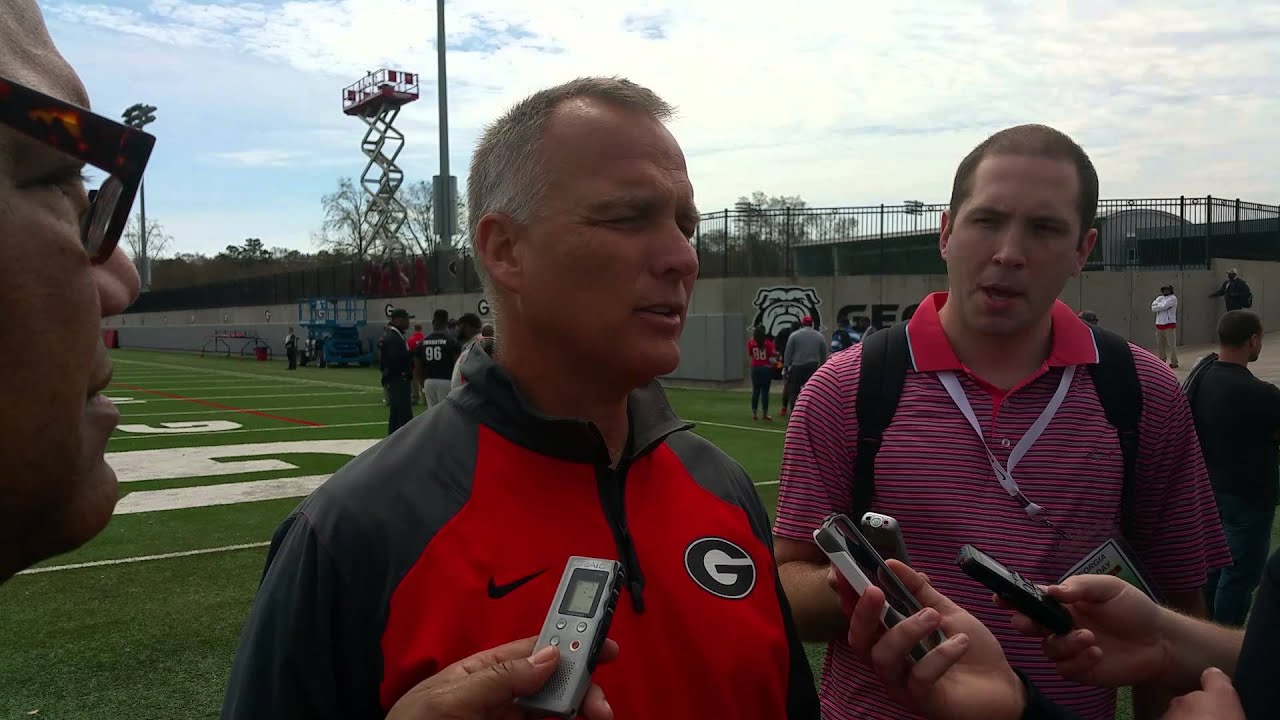UGA Pro Day Mark Richt YouTube