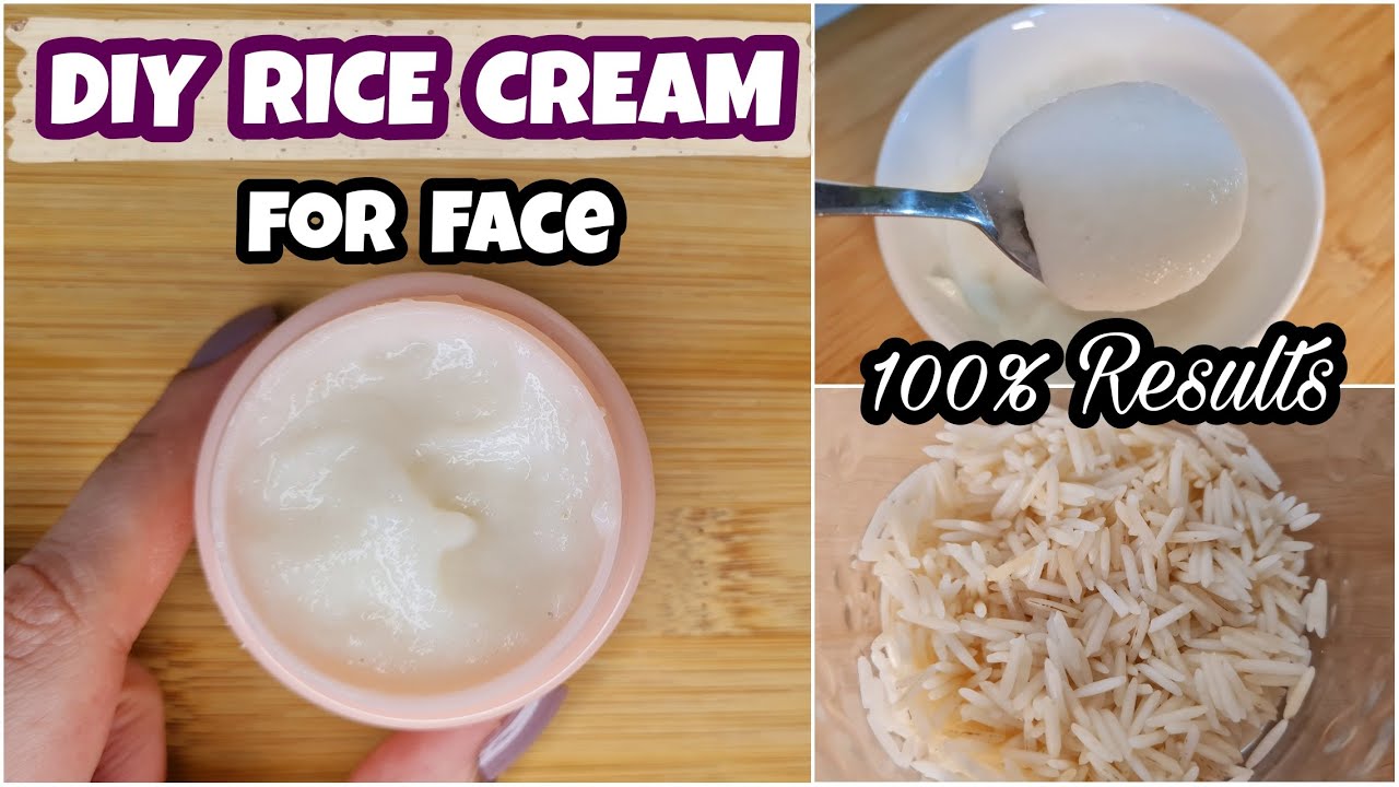 RICE CREAM FOR FACE Skin Brightening & AntiAging Rice Cream How