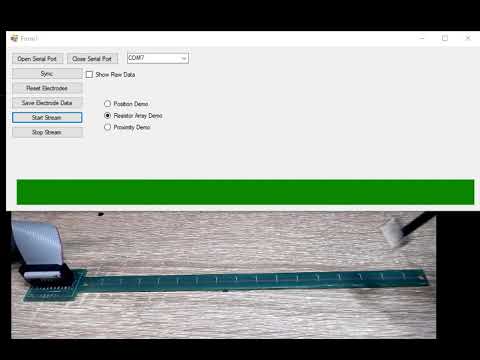 Proximity Sensor Array with Printed Magnetic Sensors Demo