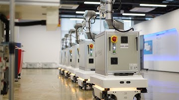 MiR100 with UR cobot arm at SGIMRI