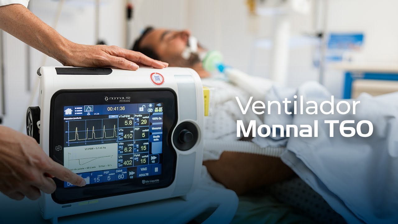 EQUITRONIC - Ventilador Monnal T60: Soporte respiratorio avanzado para áreas críticas