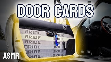 Custom Door Panels (ASMR No Talking) DIY Ricer Miata Pt1