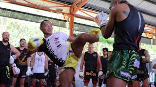 Saenchai Head Kick Combination Technique @ Tiger Muay Thai