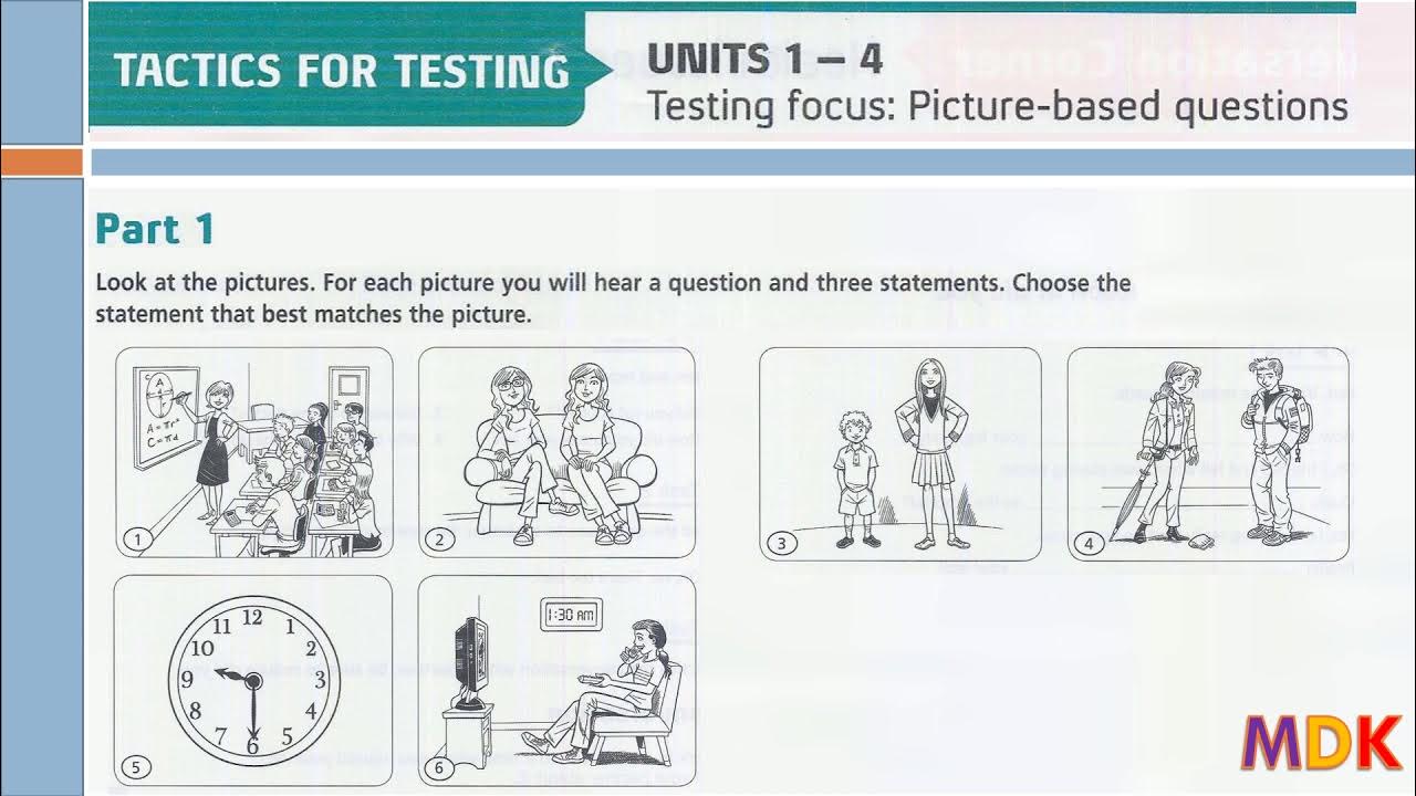Tactics for Listening Third Edition Basic Test 1 YouTube