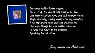 Any man in america - BLUE OCTOBER (lyrics)
