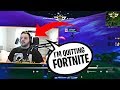 I'M QUITTING FORTNITE?! I BROKE MY HEADSET! (Fortnite: Battle Royale)