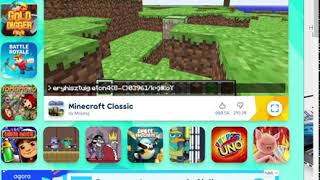 MINECRAFT CLASSIC Jogue Minecraft Classic no Poki Google Chrome sem a  nessecidade de baixar 