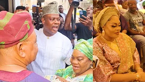 Love! Jide Kosoko &Yinka Quadri Dance With Mama Awero &Shower Her With Money at Her Daughter' Naming