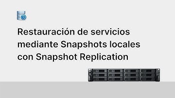 Restauración de servicios a partir de tareas de replicación usando Snapshop Replication
