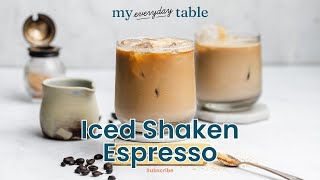 Brown Sugar Iced Shaken Espresso