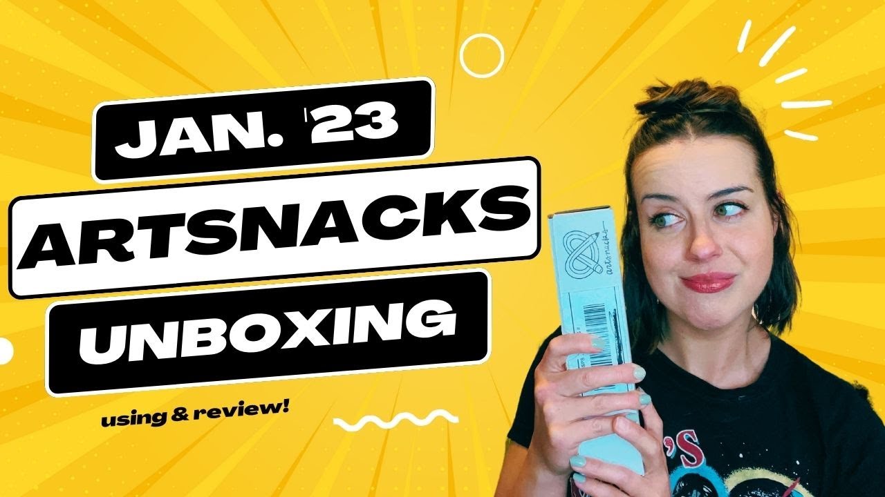 "Unboxing January Art Snacks" How I used it and my thoughts YouTube