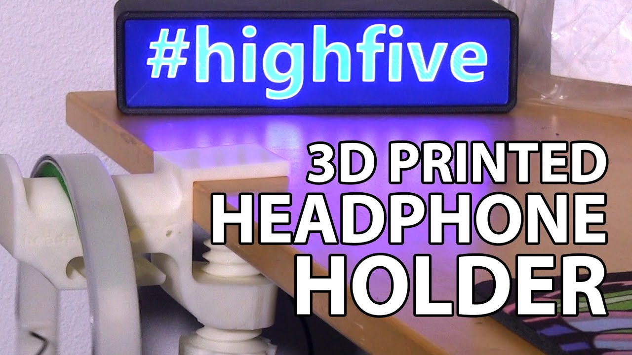 3D Printing Cool Headphone Holders on the Cubicon Style 3D Printer