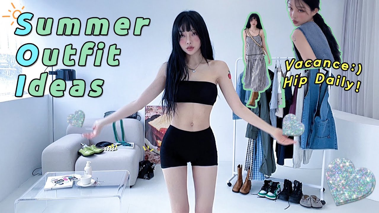 주말에 여행 갈 때 입기 딱! 좋은 여름 힙 데일리룩북🌈 💓(야 너두 소화 할 수 있어! 원브랜드 코ㄷㅣ🦉)ᅵSummer Outfit Ideas