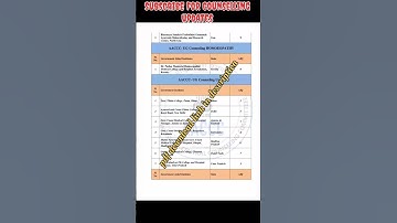 Notice on Addition of Seats in the Round-2 of AACCC UG Counseling 2025-26 | #aaccc #aaccccounselling