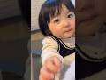 お腹の赤ちゃんに遠慮気味にジェラシーな赤ちゃん1歳9ヶ月/I was jealous of the fetus and begged to be held.#shorts
