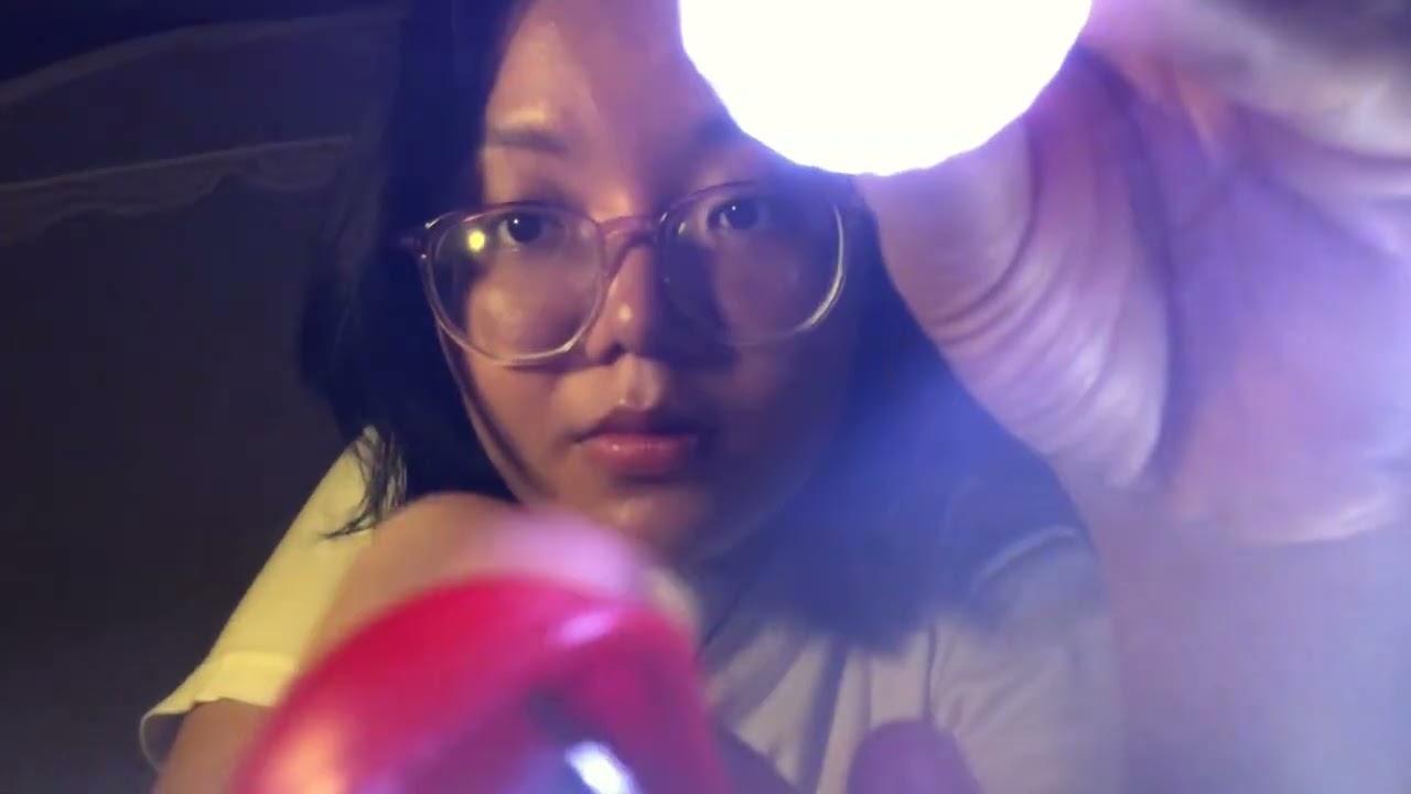 ASMR :something's in your eyes again? 🔦🔧