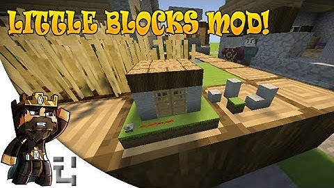 Minecraft Mods - Little Blocks Mod (BUILD TINY WORLDS!)