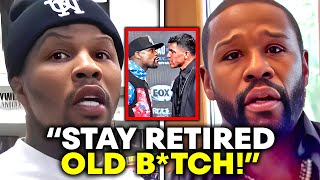 Gervonta Davis REACTS On Floyd Coming Out Of RETIREMENT For Exhibition FIGHT With Victor Ortiz