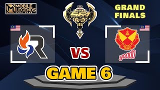 RSG MY vs YOODO RED GIANTS | Game 6 | KOHAI SEA CHAMPIONSHIP S2 : MLBB | GRAND FINALS