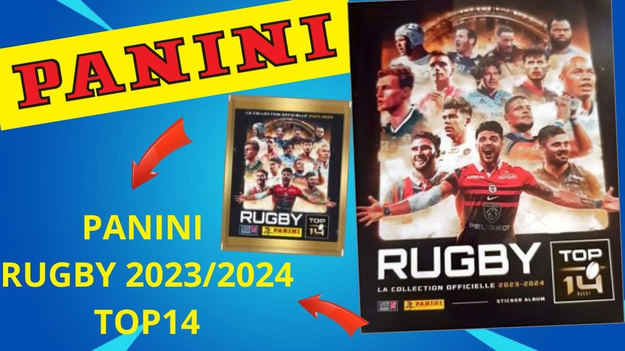 OUVERTURE STARTER PACK PANINI RUGBY 2023/2024 TOP 14 