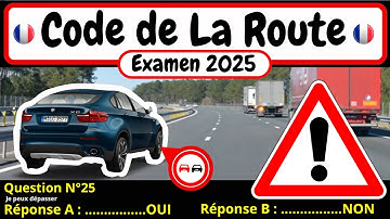 ✅ TEST GRATUIT DU CODE DE LA ROUTE 2025 🚗 #140