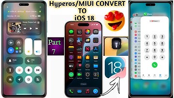 ❤️😍Finally iOS 18 Here All Xiaomi Redmi Poco Device | HyperOS/MIUI Convert To  iOS 17 |Full Tutorial