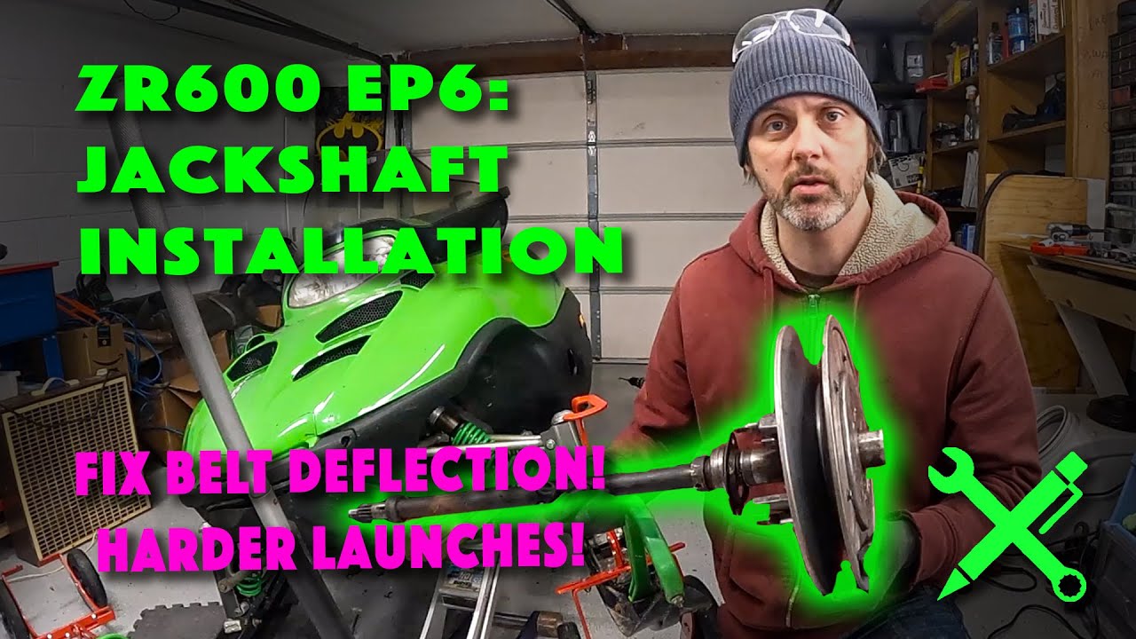 How To Install Snowmobile Jackshaft Arctic Cat ZR600 ZR800 ZL ZR2 ZR3