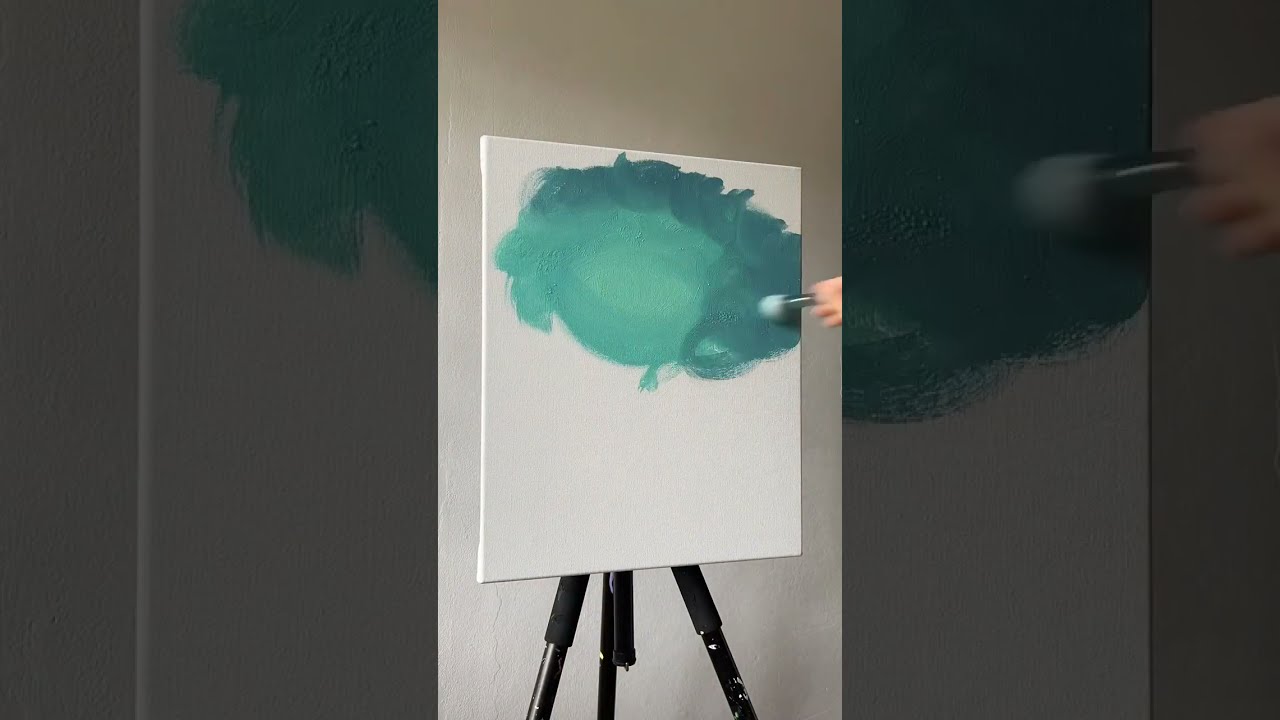 Easy Way To Paint With Acrylics Shorts Paintingtutorial Acrylicpainting
