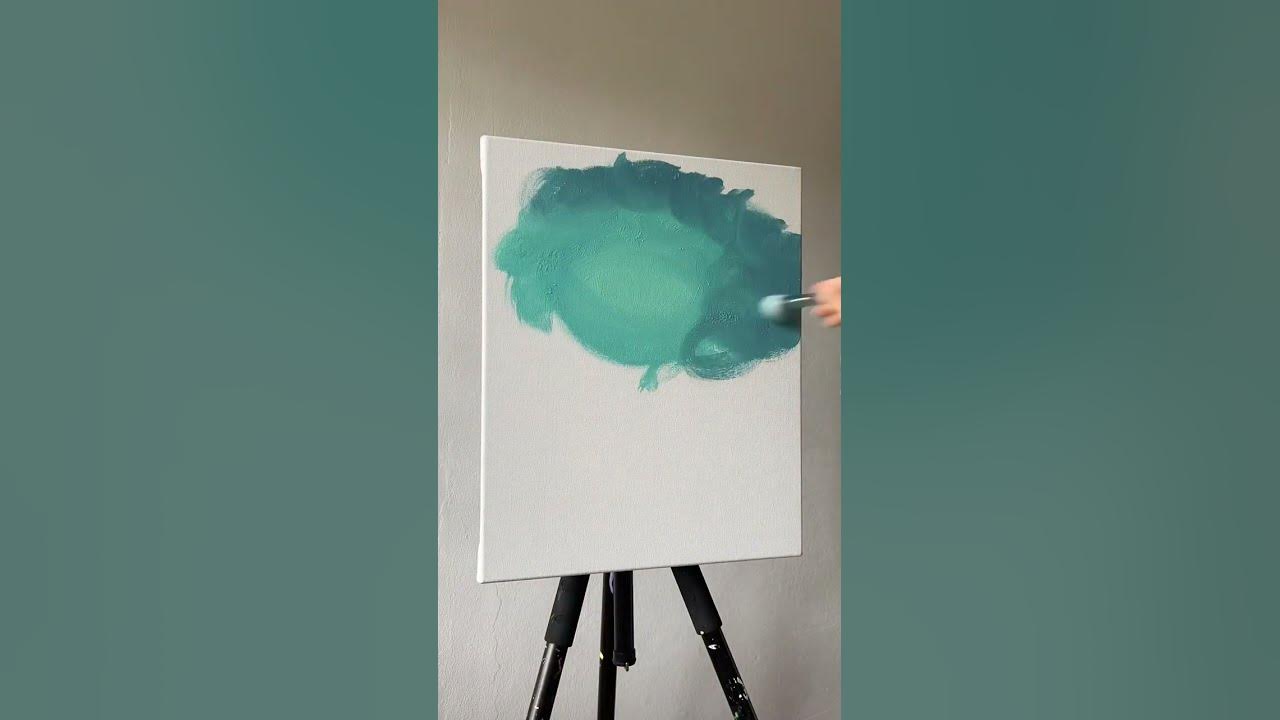Easy way to paint with acrylics 🎨 #shorts #paintingtutorial #acrylicpainting