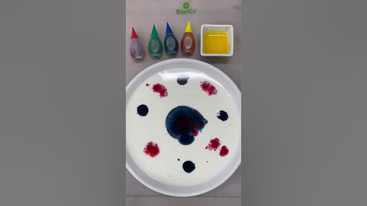 Colorful Milk Fireworks Science Experiment
