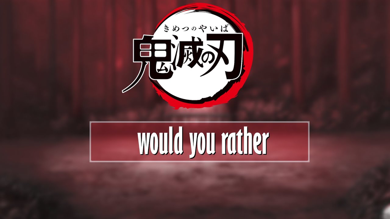 DEMON SLAYER DECISIONS GAME! DO YOU PREFER THIS OR THAT? DIFFICULT CHOICES  IN KIMETSU AT YAIBA 