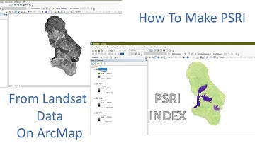 PSRI index With Landsat 5 Data ][ On ArcMap #arcgis