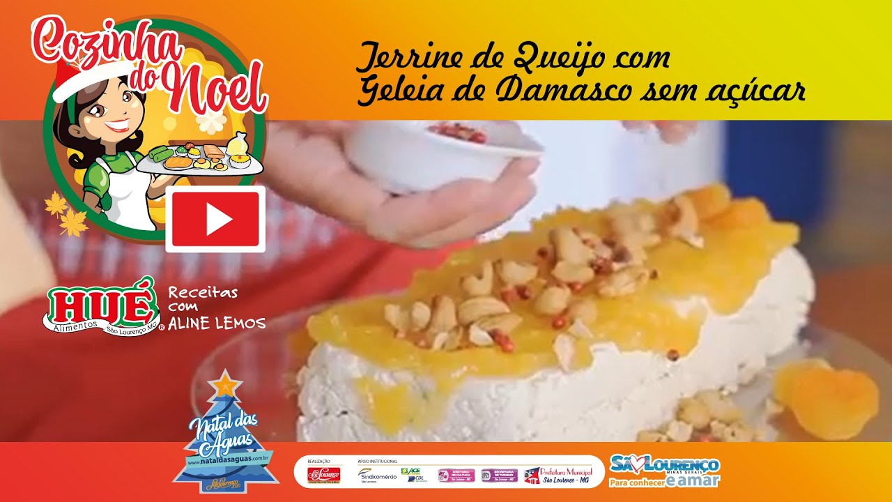 Terrine de Queijo com Geleia de Damasco sem açúcar YouTube