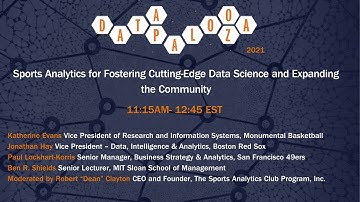 Sports Analytics for Fostering Cutting Edge Data Science and Expanding the Community