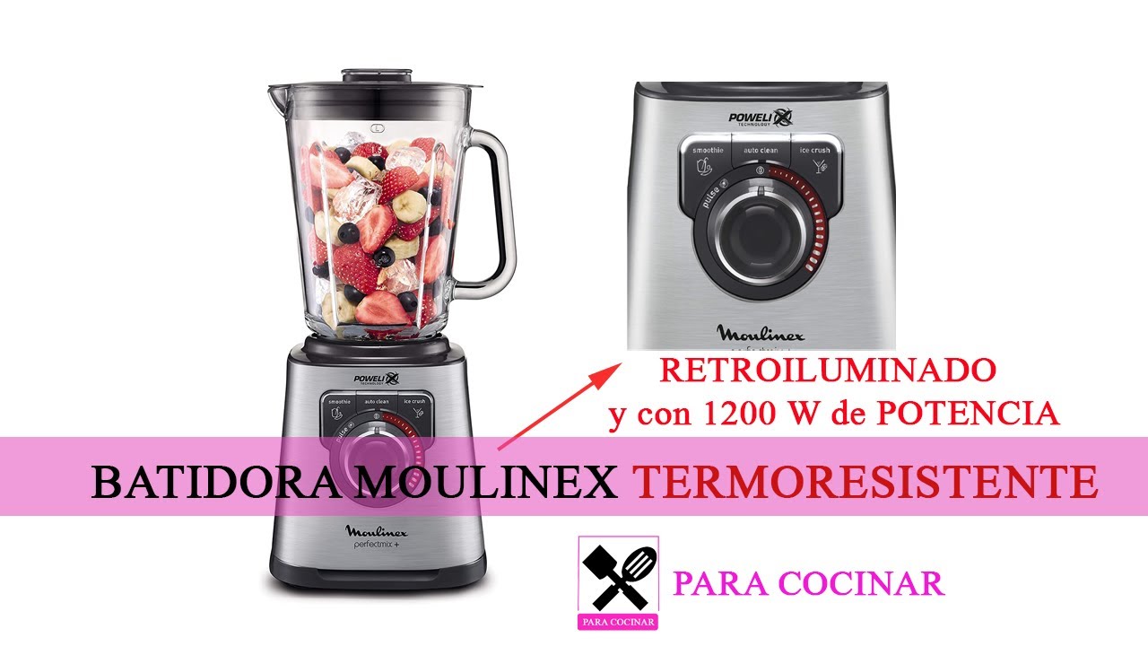 Batidora de Vaso MOULINEX PERFECT MIX+ lm811d ✓ 