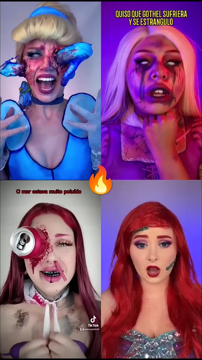 disney makeup😈🔥 challenge 🔥.. #makeup #disneymakeup #shorts #disney