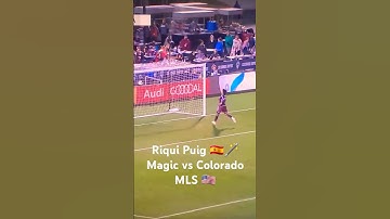 Riqui Puig Magic LA Galaxy vs Colorado 2024 MLS playoffs #football #footballshorts #footballskills