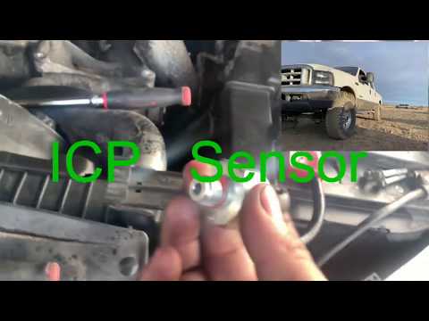 Cambiando  ICP inyecion control   De  presion sensor  diesel