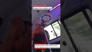 Dolmuşçunun sarhoş yolcu sınavı