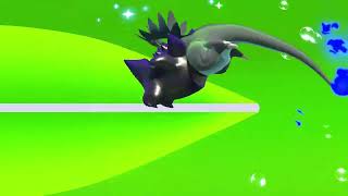 Gengar Chomps Mega Charizard X Kemoryona